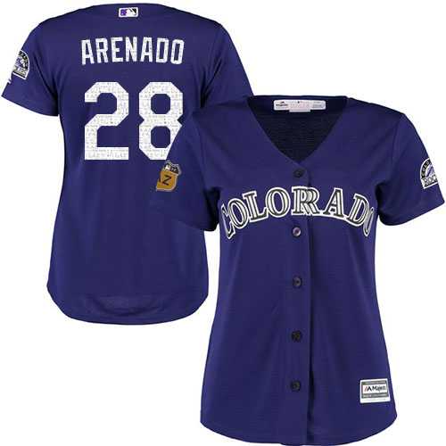 Women Colorado Rockies #28 Nolan Arenado Purple New 2017 Spring Training Cool Base Jersey DingZhi,We sell and wholesale Women Colorado Rockies #28 Nolan Arenado Purple New 2017 Spring Training Cool Base Jersey DingZhi on line form chian!