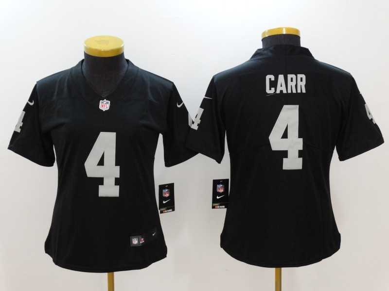 Women Limited Nike Oakland Raiders #4 Derek Carr Black Vapor Untouchable Jersey,We sell and wholesale Women Limited Nike Oakland Raiders #4 Derek Carr Black Vapor Untouchable Jersey on line form chian!