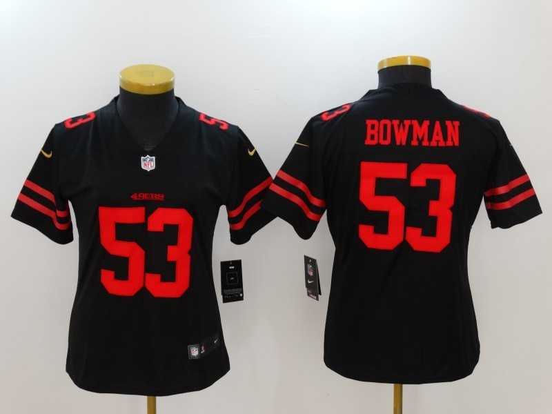 Women Limited Nike San Francisco 49ers #53 NaVorro Bowman Black Vapor Untouchable Jersey,We sell and wholesale Women Limited Nike San Francisco 49ers #53 NaVorro Bowman Black Vapor Untouchable Jersey on line form chian!