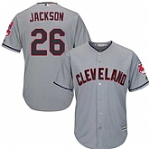 Youth Cleveland Indians #26 Austin Jackson Gray New Cool Base Jersey DingZhi,baseball caps,new era cap wholesale,wholesale hats