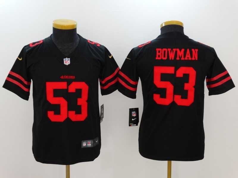 Youth Limited Nike San Francisco 49ers #53 NaVorro Bowman Black Vapor Untouchable Jersey,We sell and wholesale Youth Limited Nike San Francisco 49ers #53 NaVorro Bowman Black Vapor Untouchable Jersey on line form chian!