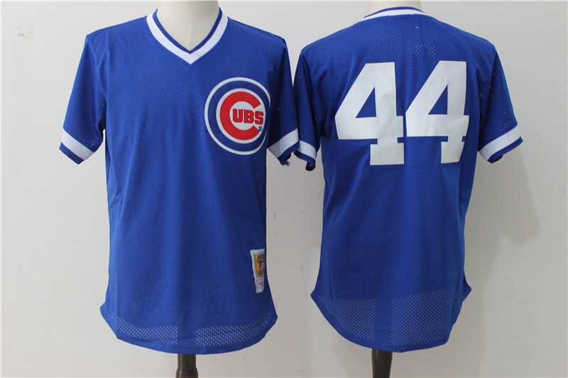 Chicago Cubs #44 Anthony Rizzo (No Name) Blue Mitchell And Ness Throwback Pullover Stitched Jersey,We sell and wholesale Chicago Cubs #44 Anthony Rizzo (No Name) Blue Mitchell And Ness Throwback Pullover Stitched Jersey on line form chian!
