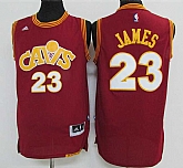 Cleveland Cavaliers #23 LeBron James Burgundy Throwback Swingman Jersey,baseball caps,new era cap wholesale,wholesale hats