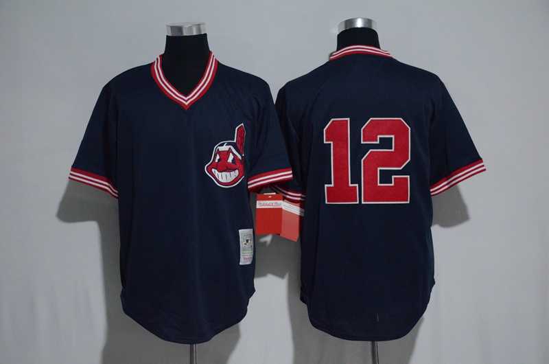 Cleveland Indians #12 Francisco Lindor Navy Blue Mitchell And Ness Throwback Pullover Stitched Jersey,We sell and wholesale Cleveland Indians #12 Francisco Lindor Navy Blue Mitchell And Ness Throwback Pullover Stitched Jersey on line form chian!