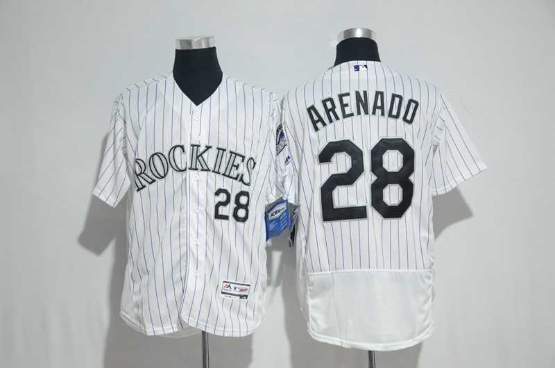 Colorado Rockies #28 Nolan Arenado White Flexbase Stitched Jersey,We sell and wholesale Colorado Rockies #28 Nolan Arenado White Flexbase Stitched Jersey on line form chian!