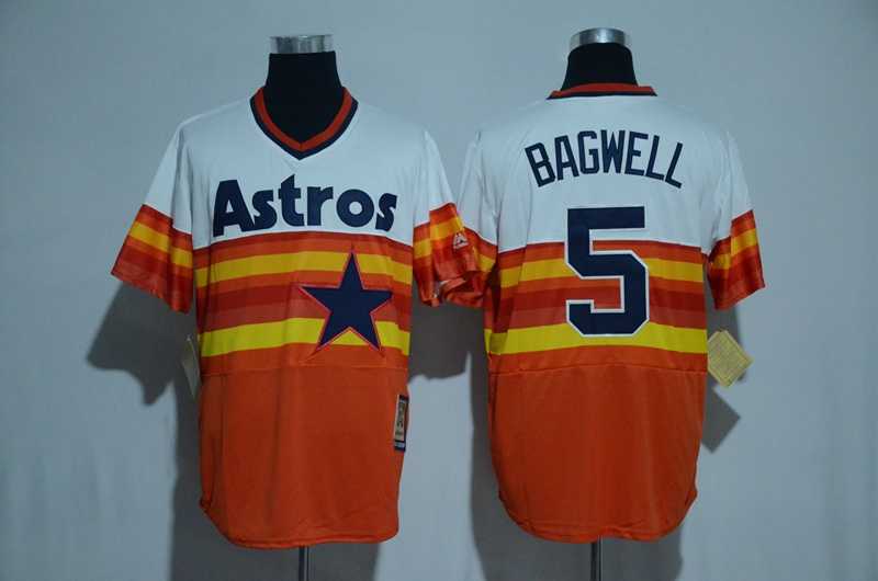 Houston Astros #5 Jeff Bagwell Orange Flexbase Collection Stitched Jersey,We sell and wholesale Houston Astros #5 Jeff Bagwell Orange Flexbase Collection Stitched Jersey on line form chian!