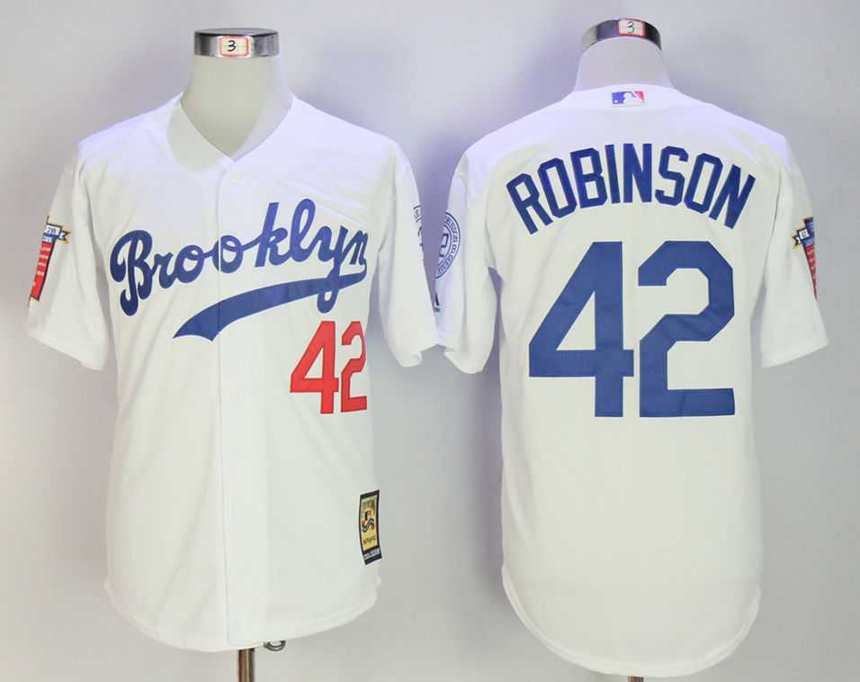 Los Angeles Dodgers #42 Jackie Robinson White Cooperstown Collection Limited Edition Jersey,We sell and wholesale Los Angeles Dodgers #42 Jackie Robinson White Cooperstown Collection Limited Edition Jersey on line form chian!