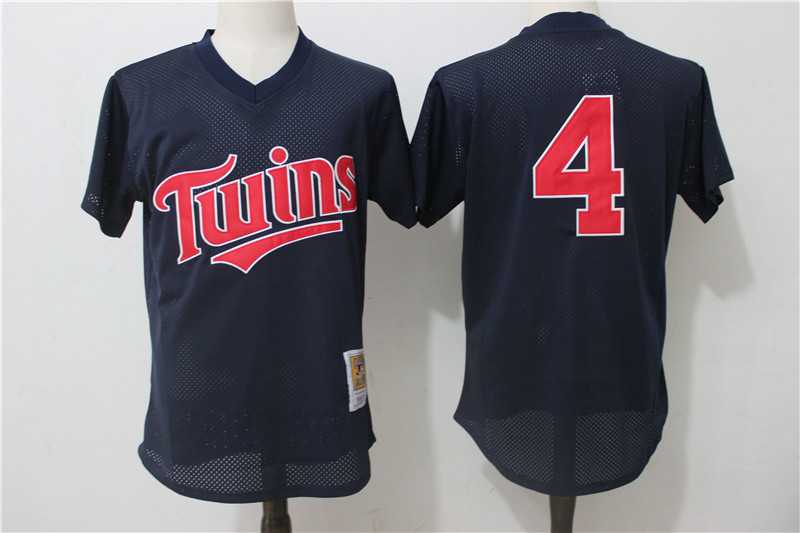 Minnesota Twins #4 Paul Molitor Navy Blue 1996 Throwback Mesh Batting Practice Jersey,We sell and wholesale Minnesota Twins #4 Paul Molitor Navy Blue 1996 Throwback Mesh Batting Practice Jersey on line form chian!