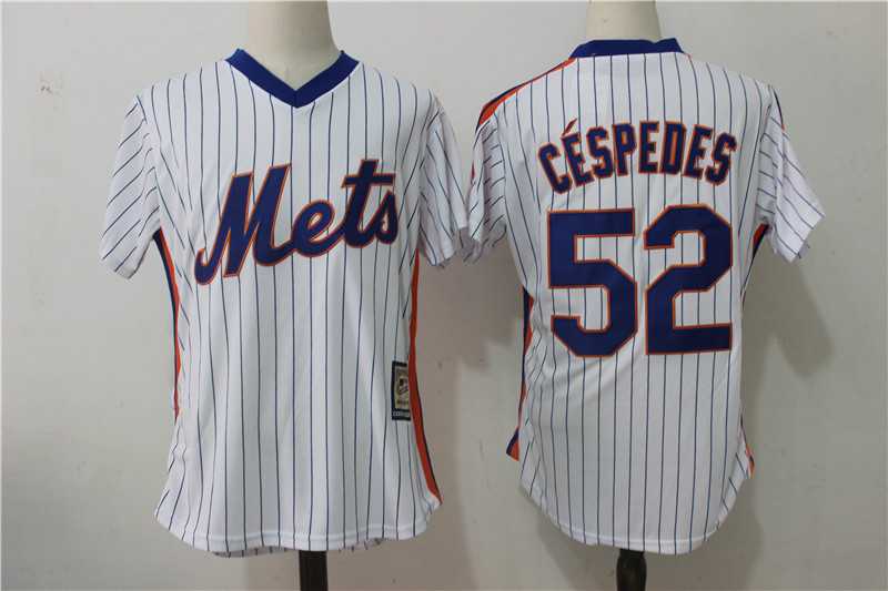 New York Mets #52 Yoenis Cespedes Mitchell And Ness Throwback White Stitched Jersey,We sell and wholesale New York Mets #52 Yoenis Cespedes Mitchell And Ness Throwback White Stitched Jersey on line form chian!