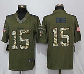 Nike Limited Cincinnati Bengals #15 John Ross Green Salute To Service Jersey,baseball caps,new era cap wholesale,wholesale hats