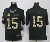 Nike Limited Cincinnati Bengals #15 Ross Anthracite Salute To Service Jersey,baseball caps,new era cap wholesale,wholesale hats