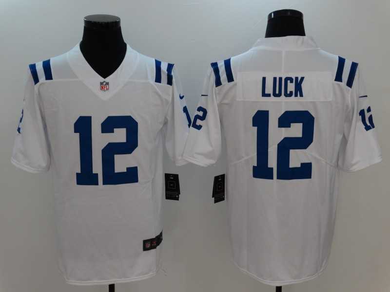 Nike Limited Indianapolis Colts #12 Andrew Luck White Vapor Untouchable Player Jersey,We sell and wholesale Nike Limited Indianapolis Colts #12 Andrew Luck White Vapor Untouchable Player Jersey on line form chian!