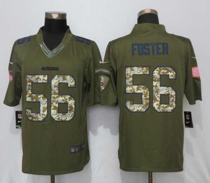 Nike Limited San Francisco 49ers #56 Reuben Foster Green Salute To Service Jersey,We sell and wholesale Nike Limited San Francisco 49ers #56 Reuben Foster Green Salute To Service Jersey on line form chian!