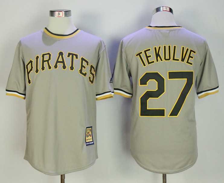 Pittsburgh Pirates #27 Kent Tekulve Gray Road Cool Base Cooperstown Collection Player Jersey,We sell and wholesale Pittsburgh Pirates #27 Kent Tekulve Gray Road Cool Base Cooperstown Collection Player Jersey on line form chian!