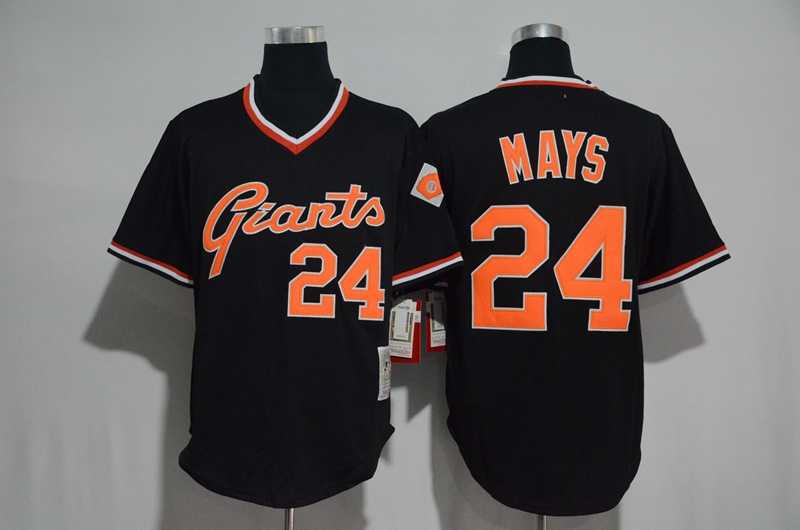 San Francisco Giants #24 Willie Mays Black Mitchell And Ness Throwback Stitched Jersey,We sell and wholesale San Francisco Giants #24 Willie Mays Black Mitchell And Ness Throwback Stitched Jersey on line form chian!