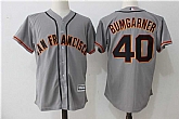 San Francisco Giants #40 Madison Bumgarner Gray New Cool Base Stitched Jersey,baseball caps,new era cap wholesale,wholesale hats