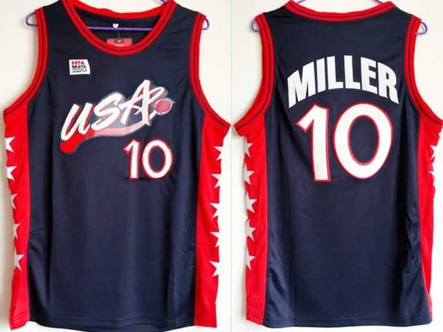 Team USA Basketball #10 Reggie Miller Navy Blue Dream Team III Jersey,We sell and wholesale Team USA Basketball #10 Reggie Miller Navy Blue Dream Team III Jersey on line form chian!