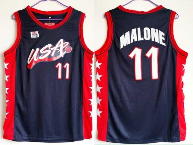 Team USA Basketball #11 Malone Navy Blue Dream Team III Jersey,We sell and wholesale Team USA Basketball #11 Malone Navy Blue Dream Team III Jersey on line form chian!