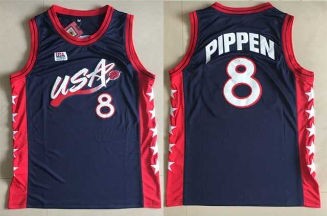 Team USA Basketball #8 Scottie Pippen Navy Blue Dream Team III Jersey,We sell and wholesale Team USA Basketball #8 Scottie Pippen Navy Blue Dream Team III Jersey on line form chian!