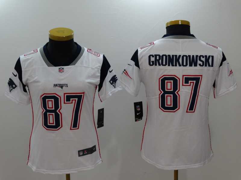 Women Limited Nike New England Patriots #87 Rob Gronkowski White Vapor Untouchable Player Jersey,We sell and wholesale Women Limited Nike New England Patriots #87 Rob Gronkowski White Vapor Untouchable Player Jersey on line form chian!