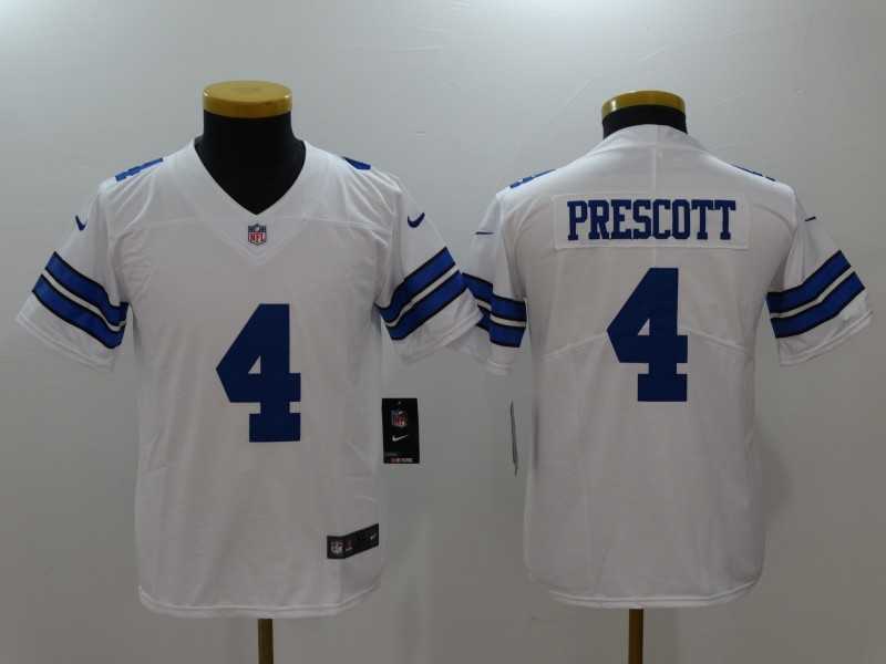 Youth Limited Nike Dallas Cowboys #4 Dak Prescott White Vapor Untouchable Player Jersey,We sell and wholesale Youth Limited Nike Dallas Cowboys #4 Dak Prescott White Vapor Untouchable Player Jersey on line form chian!