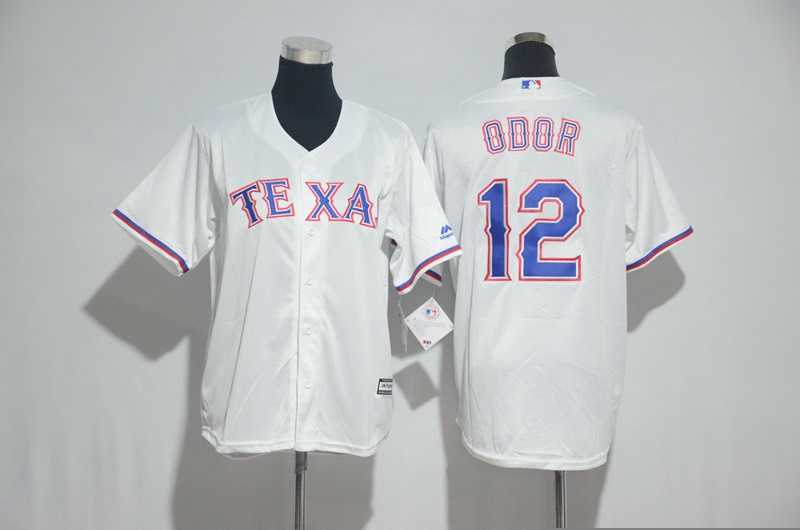 Youth Texas Rangers #12 Rougned Odor White New Cool Base Jersey,We sell and wholesale Youth Texas Rangers #12 Rougned Odor White New Cool Base Jersey on line form chian!