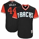 Arizona Diamondbacks #44 Paul Goldschmidt Goldy Majestic Black 2017 Players Weekend Jersey,baseball caps,new era cap wholesale,wholesale hats
