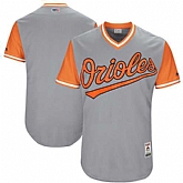 Customized Men's Baltimore Orioles Majestic Gray 2017 Players Weekend Team Jersey,baseball caps,new era cap wholesale,wholesale hats