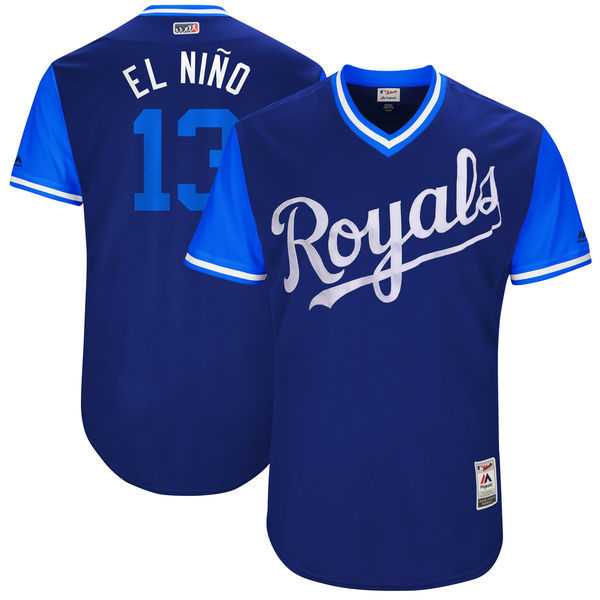 Kansas City Royals #13 Salvador Perez El Nino Majestic Royal 2017 Players Weekend Jersey,We sell and wholesale Kansas City Royals #13 Salvador Perez El Nino Majestic Royal 2017 Players Weekend Jersey on line form chian!
