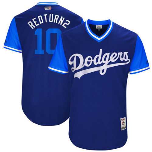 Los Angeles Dodgers #10 Justin Turner Redturn2 Majestic Royal 2017 Players Weekend Jersey,We sell and wholesale Los Angeles Dodgers #10 Justin Turner Redturn2 Majestic Royal 2017 Players Weekend Jersey on line form chian!