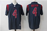 Nike Houston Texans #4 Deshaun Watson Navy Blue With Red Vapor Untouchable Limited Jersey,baseball caps,new era cap wholesale,wholesale hats