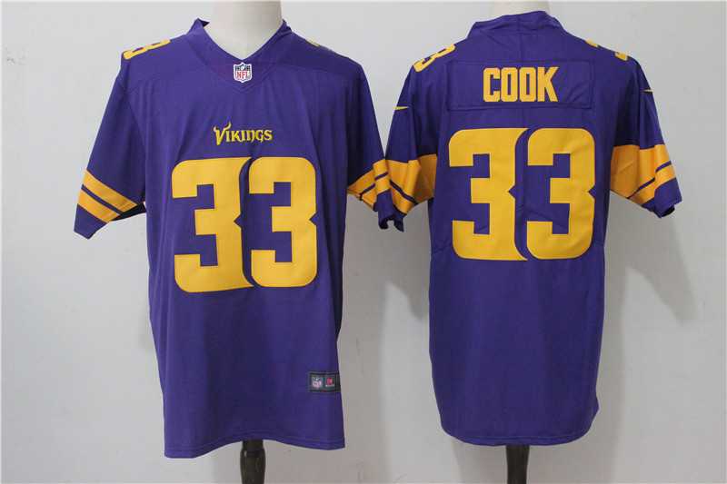 Nike Minnesota Vikings #33 Dalvin Cook Purple Color Rush Jersey,We sell and wholesale Nike Minnesota Vikings #33 Dalvin Cook Purple Color Rush Jersey on line form chian!