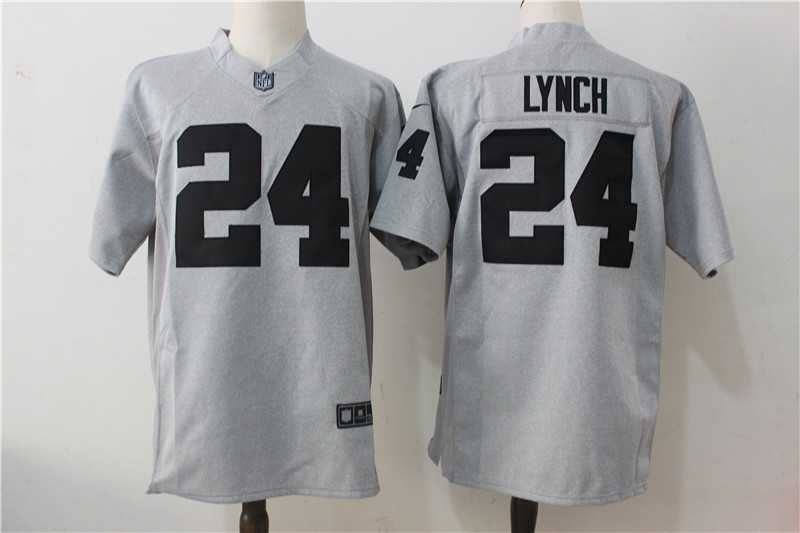 Nike Oakland Raiders #24 Marshawn Lynch Gridiron Gray II Stitched Limited Jersey,We sell and wholesale Nike Oakland Raiders #24 Marshawn Lynch Gridiron Gray II Stitched Limited Jersey on line form chian!