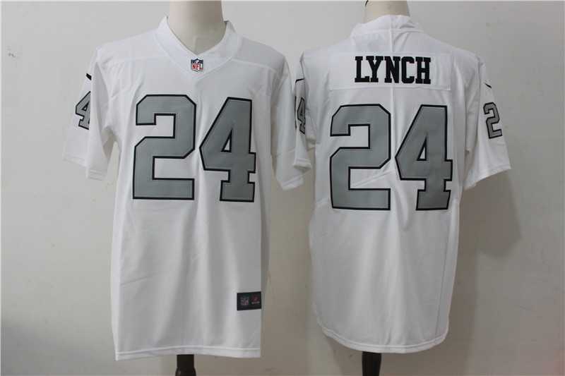 Nike Oakland Raiders #24 Marshawn Lynch White Gray Vapor Untouchable Limited Jersey,We sell and wholesale Nike Oakland Raiders #24 Marshawn Lynch White Gray Vapor Untouchable Limited Jersey on line form chian!