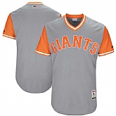 San Francisco Giants Blank Majestic Gray 2017 Players Weekend Team Jersey,baseball caps,new era cap wholesale,wholesale hats