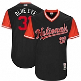 Washington Nationals #31 Max Scherzer Blue Eye Majestic Navy 2017 Players Weekend Jersey,baseball caps,new era cap wholesale,wholesale hats