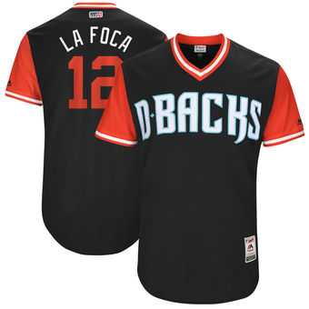 Arizona Diamondbacks #12 Rubby De La Rosa La Foca Majestic Black 2017 Players Weekend Jersey JiaSu,We sell and wholesale Arizona Diamondbacks #12 Rubby De La Rosa La Foca Majestic Black 2017 Players Weekend Jersey JiaSu on line form chian!