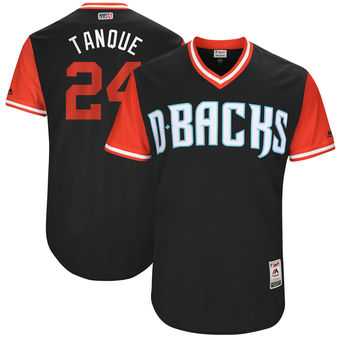 Arizona Diamondbacks #24 Yasmany Tomas Tanque Majestic Black 2017 Players Weekend Jersey JiaSu,We sell and wholesale Arizona Diamondbacks #24 Yasmany Tomas Tanque Majestic Black 2017 Players Weekend Jersey JiaSu on line form chian!