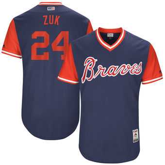 Atlanta Braves #24 Kurt Suzuki Zuk Majestic Navy 2017 Players Weekend Jersey JiaSu,We sell and wholesale Atlanta Braves #24 Kurt Suzuki Zuk Majestic Navy 2017 Players Weekend Jersey JiaSu on line form chian!