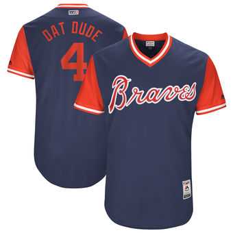 Atlanta Braves #4 Brandon Phillips Dat Dude Majestic Navy 2017 Players Weekend Jersey JiaSu,We sell and wholesale Atlanta Braves #4 Brandon Phillips Dat Dude Majestic Navy 2017 Players Weekend Jersey JiaSu on line form chian!
