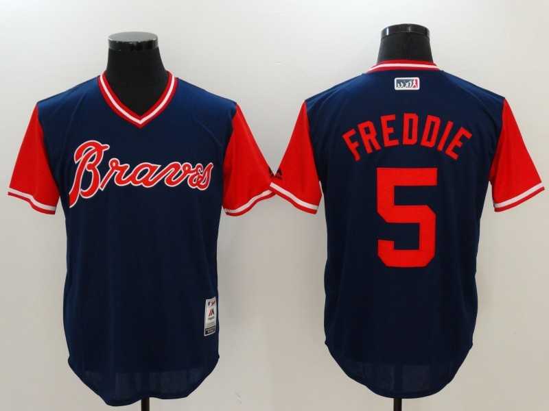 Atlanta Braves #5 Freddie Freeman Freddie Majestic Navy Players Weekend Mlb Jerseys,We sell and wholesale Atlanta Braves #5 Freddie Freeman Freddie Majestic Navy Players Weekend Mlb Jerseys on line form chian!