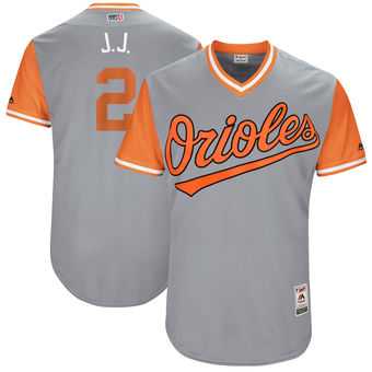 Baltimore Orioles #2 JJ Hardy J.J. Majestic Gray 2017 Players Weekend Jersey JiaSu,We sell and wholesale Baltimore Orioles #2 JJ Hardy J.J. Majestic Gray 2017 Players Weekend Jersey JiaSu on line form chian!