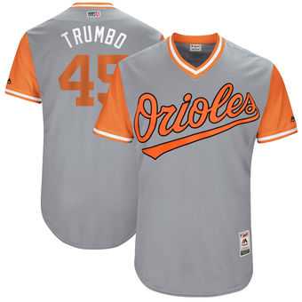 Baltimore Orioles #45 Mark Trumbo Trumbo Majestic Gray 2017 Players Weekend Jersey JiaSu,We sell and wholesale Baltimore Orioles #45 Mark Trumbo Trumbo Majestic Gray 2017 Players Weekend Jersey JiaSu on line form chian!