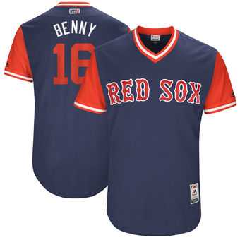 Boston Red Sox #16 Andrew Benintendi Benny Majestic Navy 2017 Players Weekend Jersey JiaSu,We sell and wholesale Boston Red Sox #16 Andrew Benintendi Benny Majestic Navy 2017 Players Weekend Jersey JiaSu on line form chian!