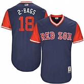 Boston Red Sox #18 Mitch Moreland 2-Bags Majestic Navy 2017 Players Weekend Jersey JiaSu,baseball caps,new era cap wholesale,wholesale hats