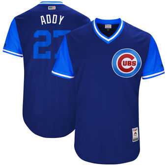 Chicago Cubs #27 Addison Russell Addy Majestic Royal 2017 Players Weekend Jersey JiaSu,We sell and wholesale Chicago Cubs #27 Addison Russell Addy Majestic Royal 2017 Players Weekend Jersey JiaSu on line form chian!