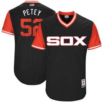 Chicago White Sox #52 Jake Petricka Petey Majestic Black 2017 Players Weekend Jersey JiaSu,We sell and wholesale Chicago White Sox #52 Jake Petricka Petey Majestic Black 2017 Players Weekend Jersey JiaSu on line form chian!