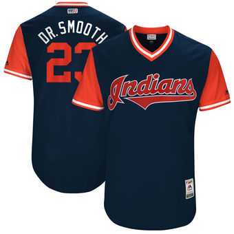 Cleveland Indians #23 Michael Brantley Dr. Smooth Majestic Navy 2017 Players Weekend Jersey JiaSu,We sell and wholesale Cleveland Indians #23 Michael Brantley Dr. Smooth Majestic Navy 2017 Players Weekend Jersey JiaSu on line form chian!