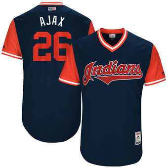 Cleveland Indians #26 Austin Jackson Ajax Majestic Navy 2017 Players Weekend Jersey JiaSu,We sell and wholesale Cleveland Indians #26 Austin Jackson Ajax Majestic Navy 2017 Players Weekend Jersey JiaSu on line form chian!