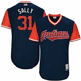 Cleveland Indians #31 Danny Salazar Sally Majestic Navy 2017 Players Weekend Jersey JiaSu,baseball caps,new era cap wholesale,wholesale hats